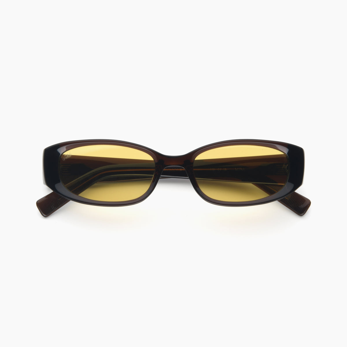 Mira — Espresso / Yellow
