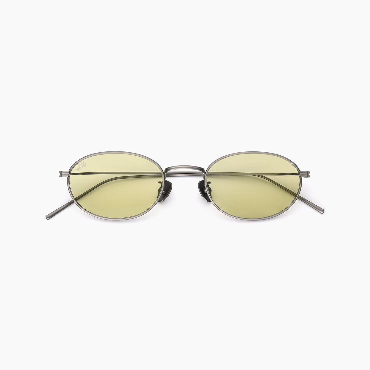 Petal — Brushed Gunmetal / Chartreuse